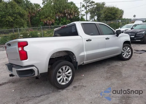 2022 Chevrolet Silverado 1500 2Wd Short Bed Custom из США, поврежденный, VIN 3GCPABEK0NG513706